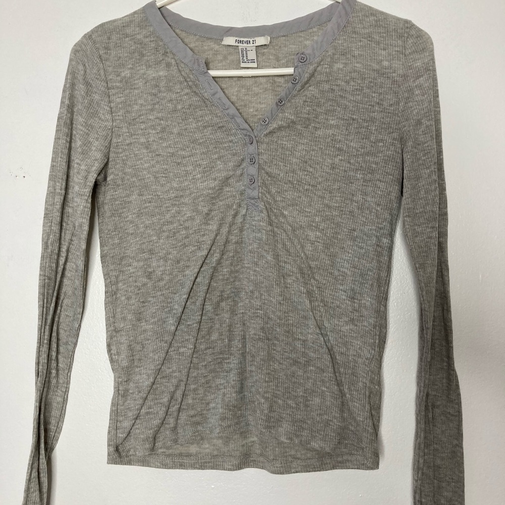 Forever 21 Fitted Crop Top
